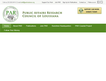 Tablet Screenshot of parlouisiana.org